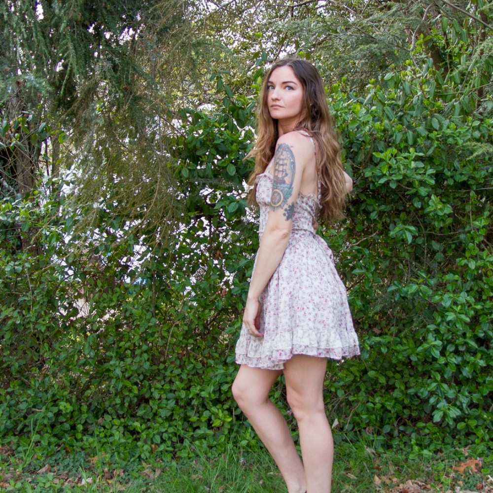 Hot Topic Ruffles and Skulls Dress